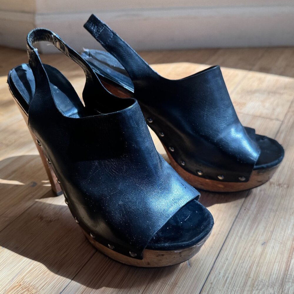 Via Spiga Leather Heels - Size 6